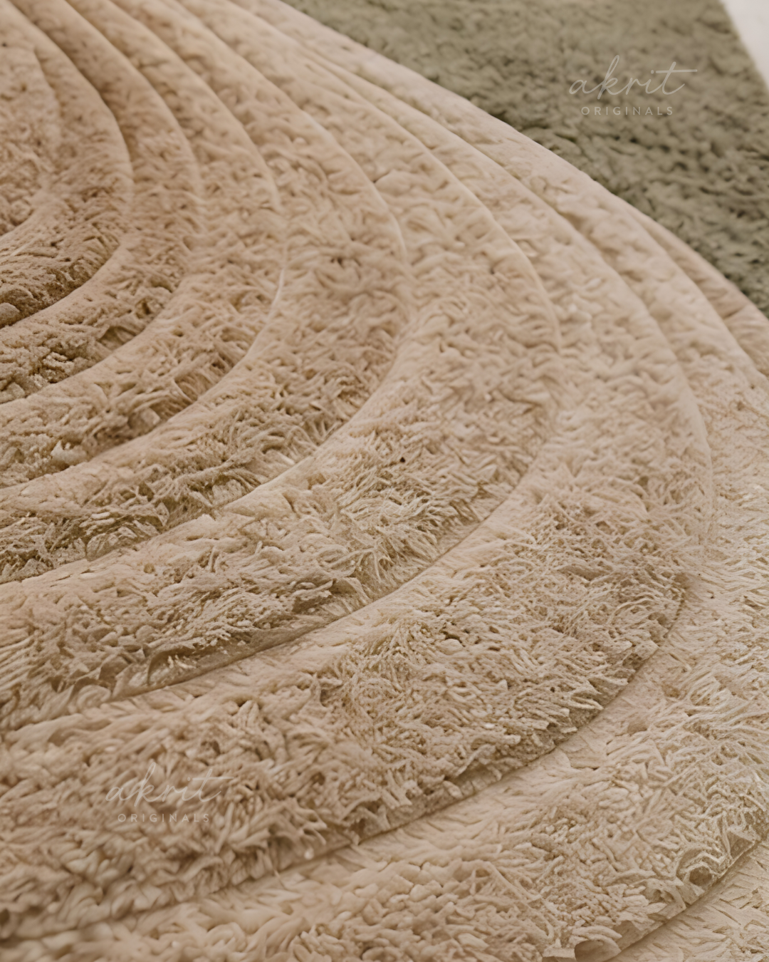 Zen Harmony Handmade Wool Wall Hanging