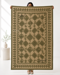 Handmade Flat Weave Jute Dhurrie | Custom Size |