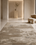 Hand Tufted Wool & Viscose Rug | Japandi Abstract Neutral Area Carpet
