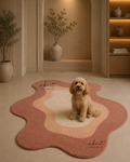 Handmade Wool Rug | Abstract Hand Tufted Carpet | Modern Luxury Home Decor | Custom Size |